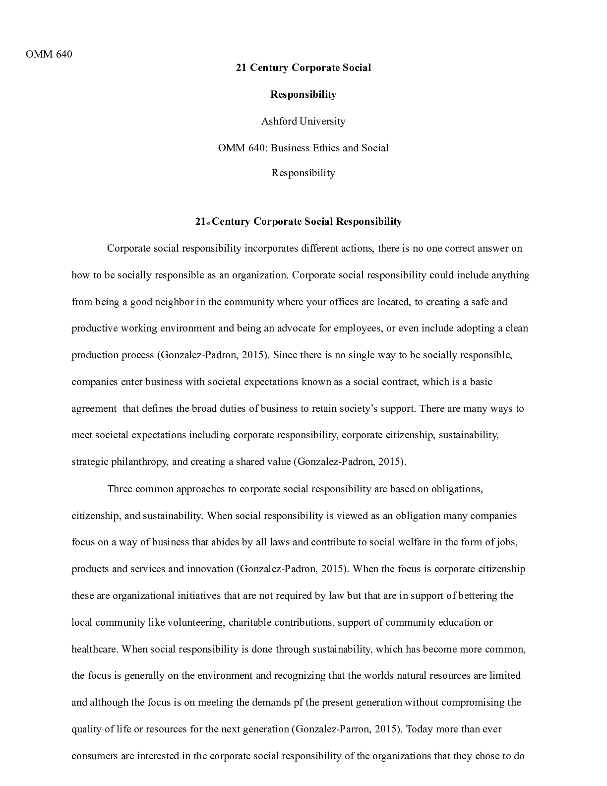 Preview image of OMM640 WK 1 Assignment.docx(1) document